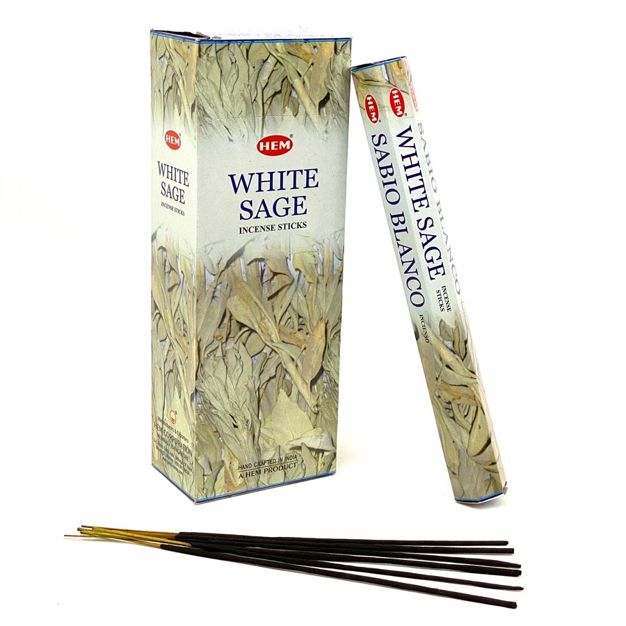 Wierookstokjes - White Sage (witte salie)